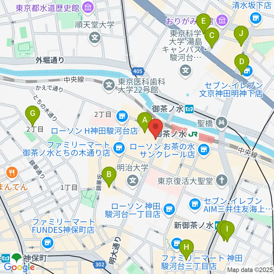 NARU周辺のホテル一覧地図