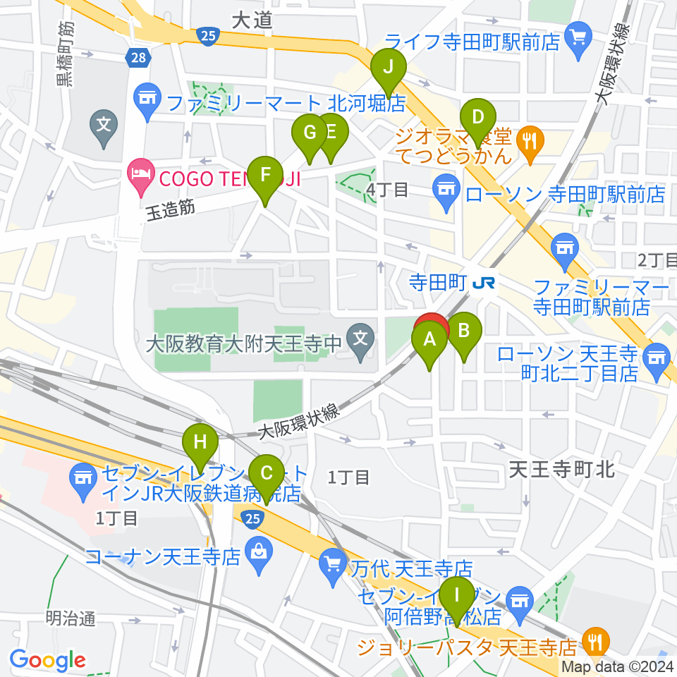 OTIS BLUE周辺のホテル一覧地図