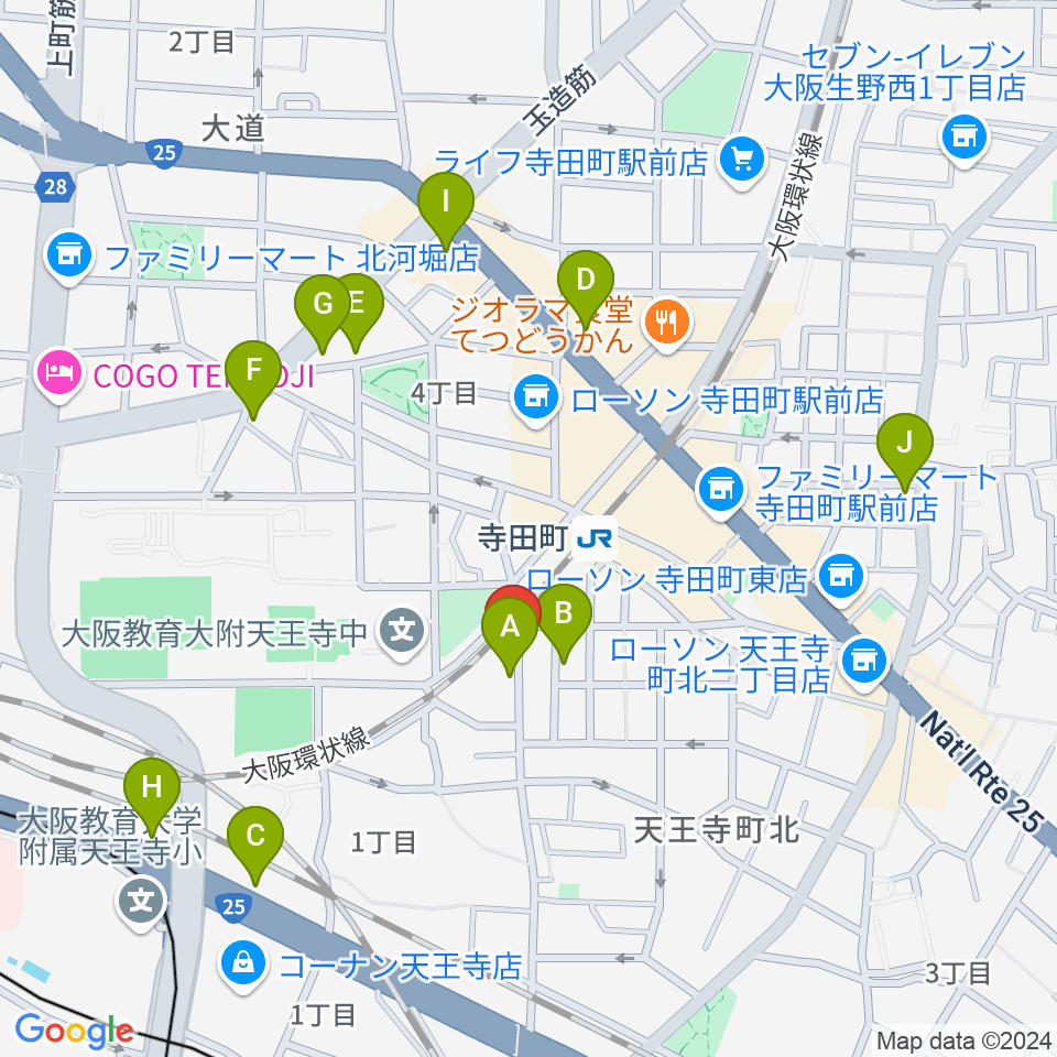 OTIS BLUE周辺のホテル一覧地図