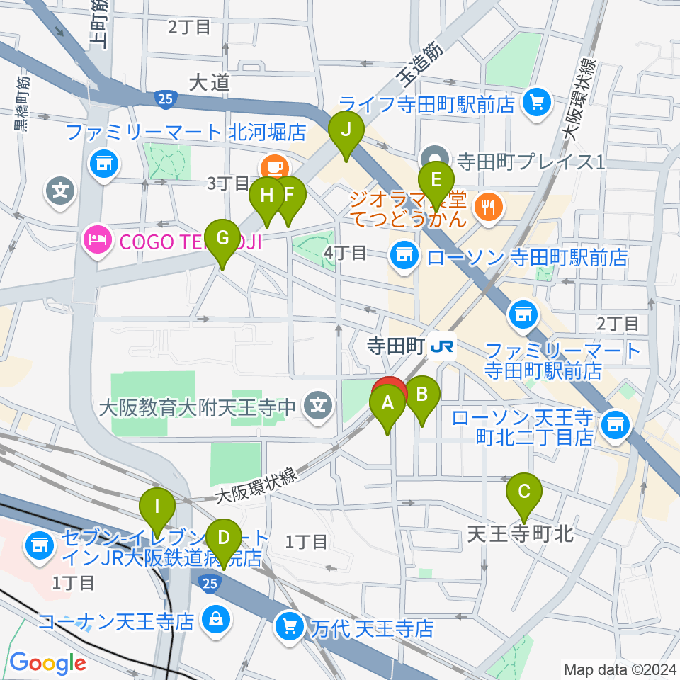 OTIS BLUE周辺のホテル一覧地図