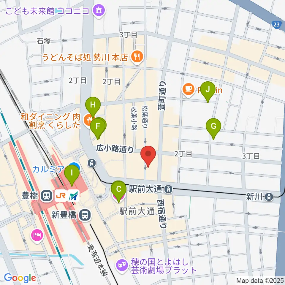 TONKボーカルスクール周辺のホテル一覧地図