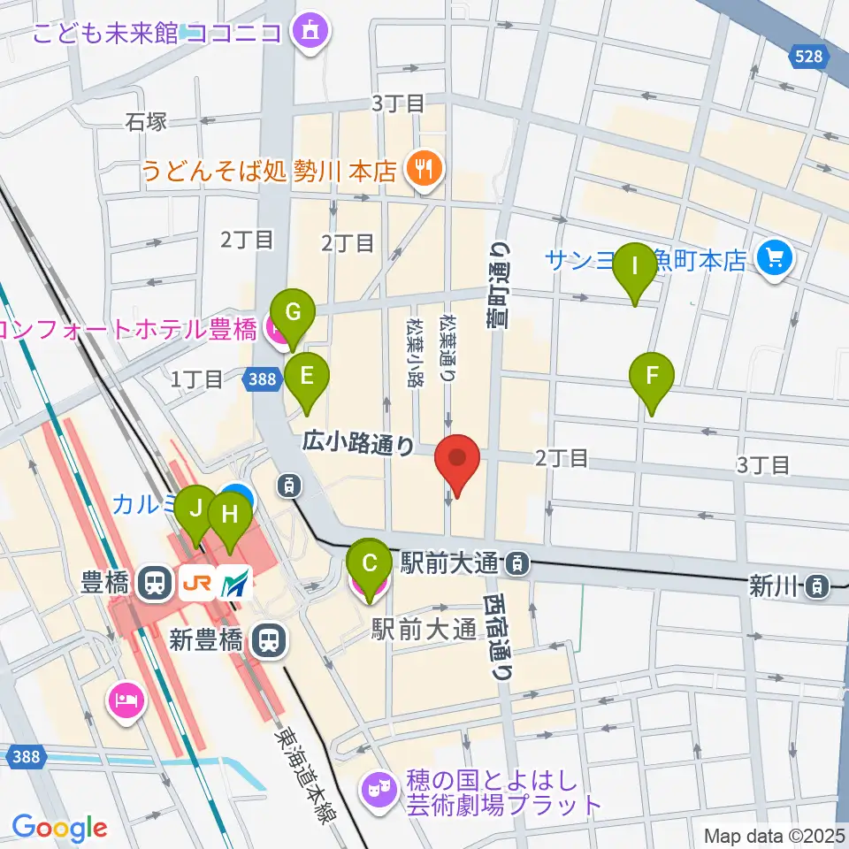 TONKボーカルスクール周辺のホテル一覧地図
