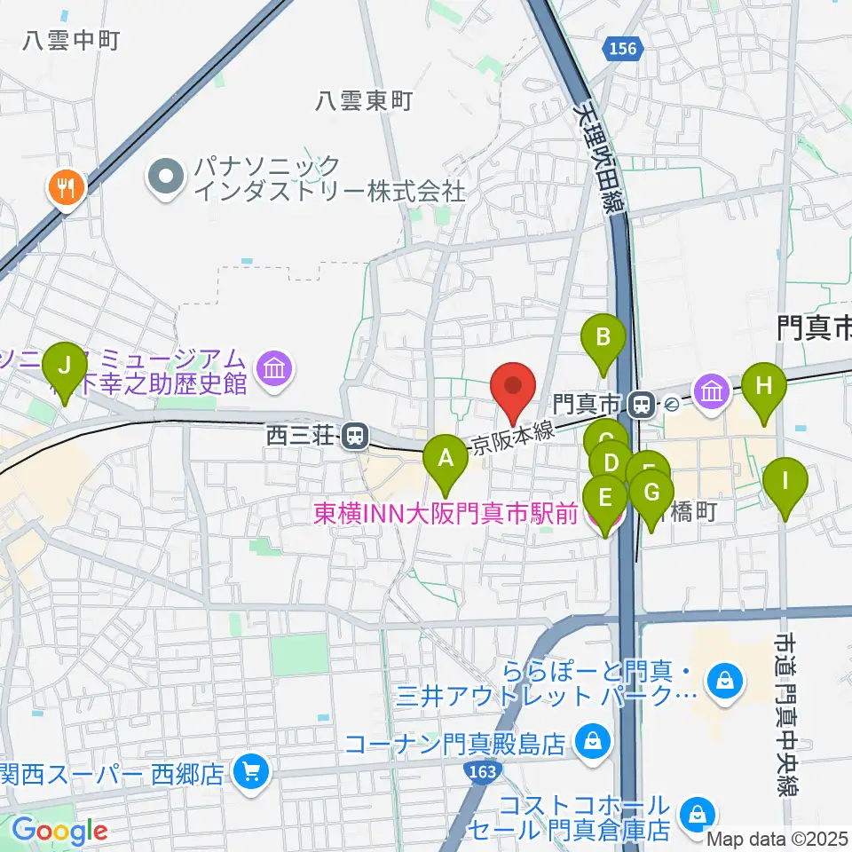 グランスタジオ周辺のホテル一覧地図