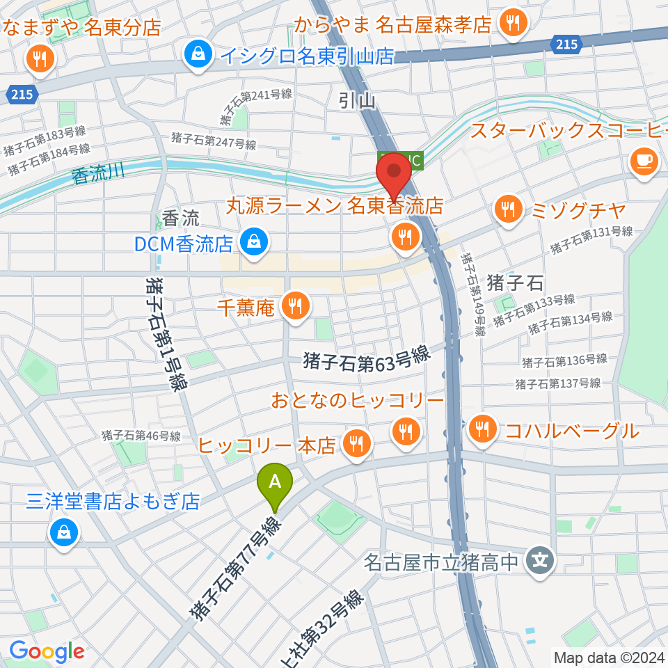 安達チェンバロ工房周辺のホテル一覧地図