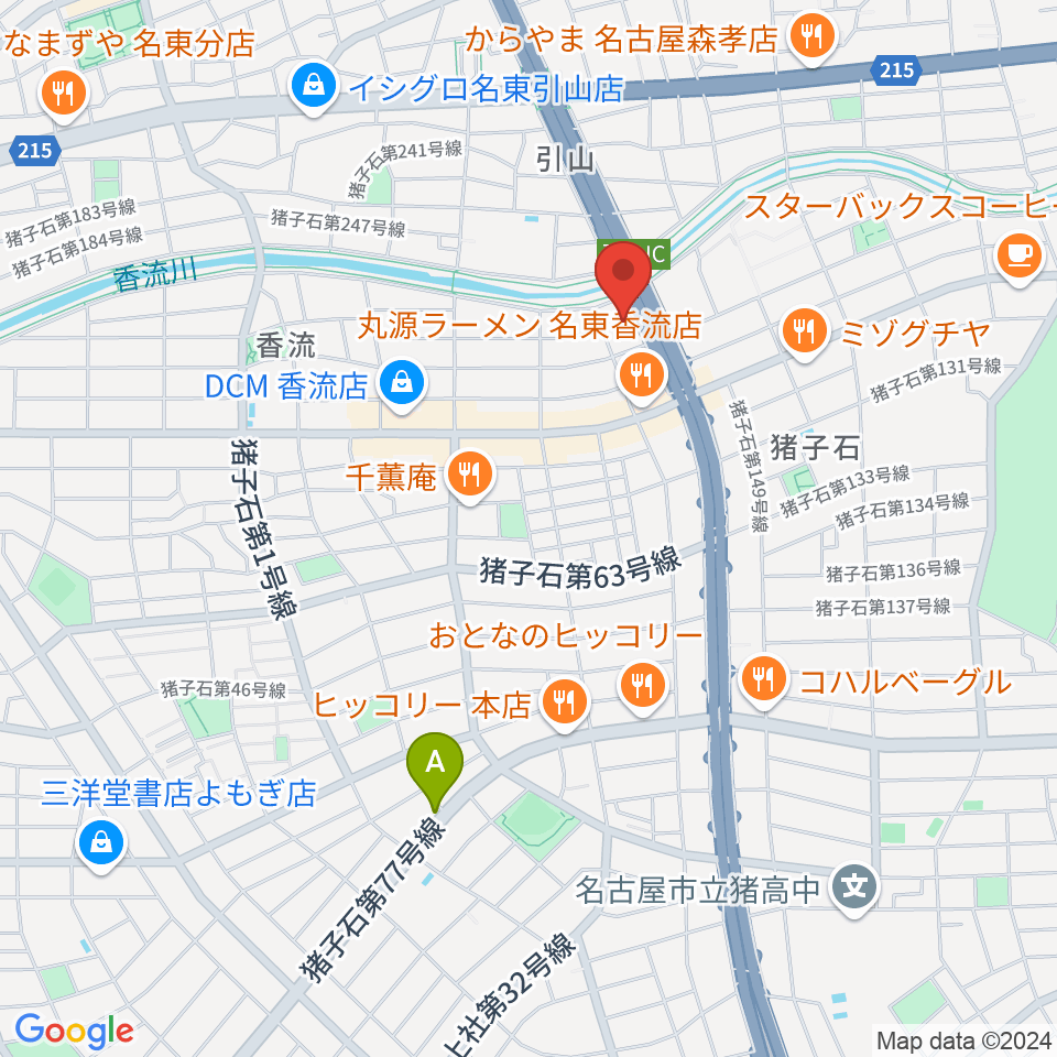 安達チェンバロ工房周辺のホテル一覧地図