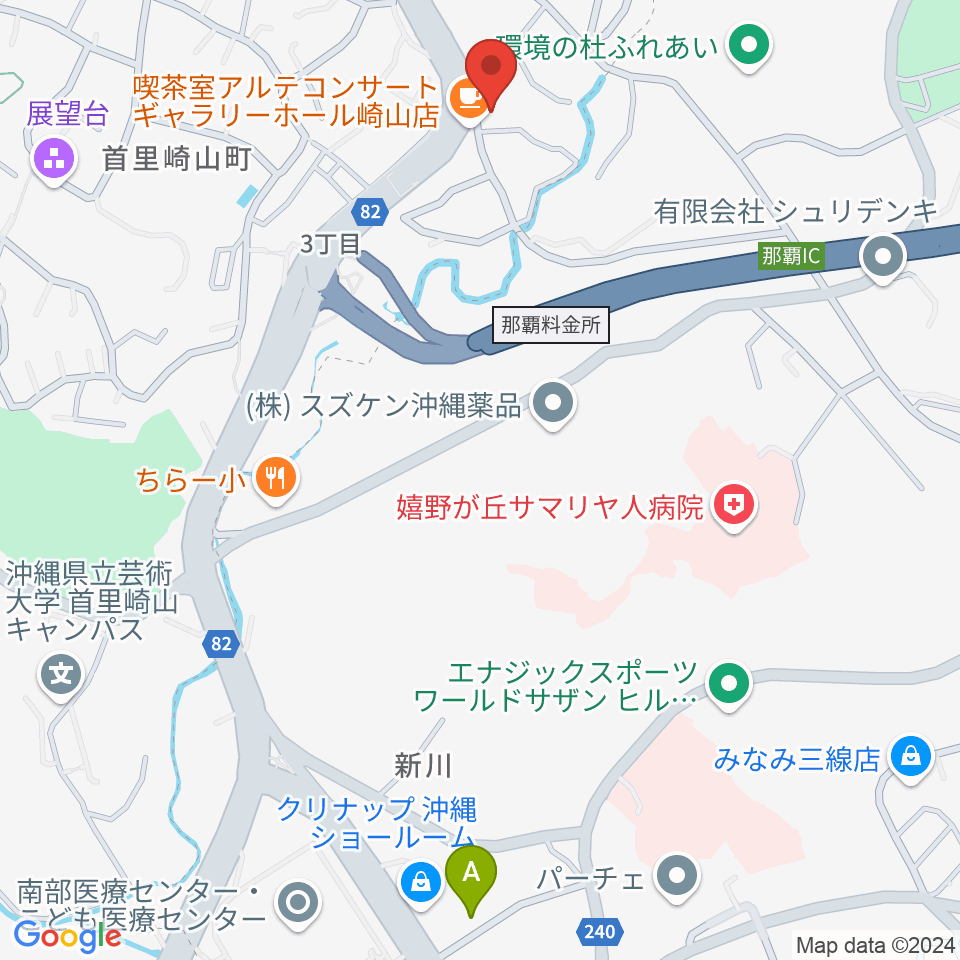 アルテ赤田ギャラリーホール周辺のホテル一覧地図