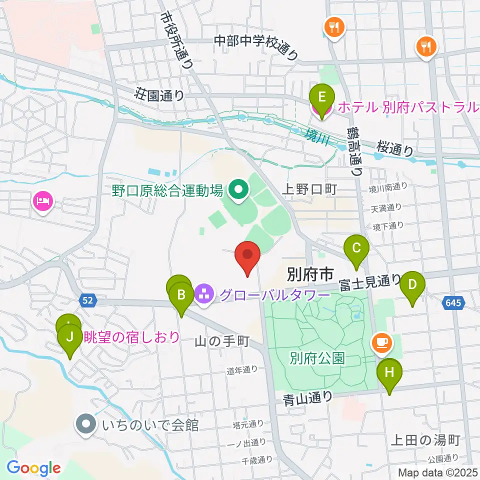 しいきアルゲリッチハウス周辺のホテル一覧地図