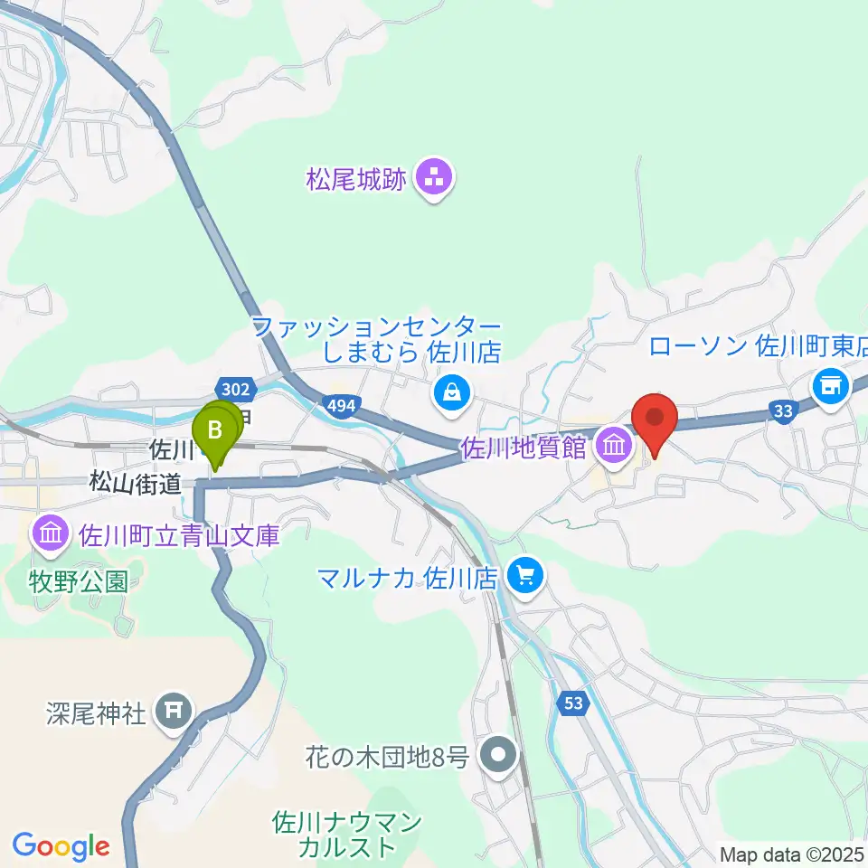 佐川町立桜座周辺のホテル一覧地図