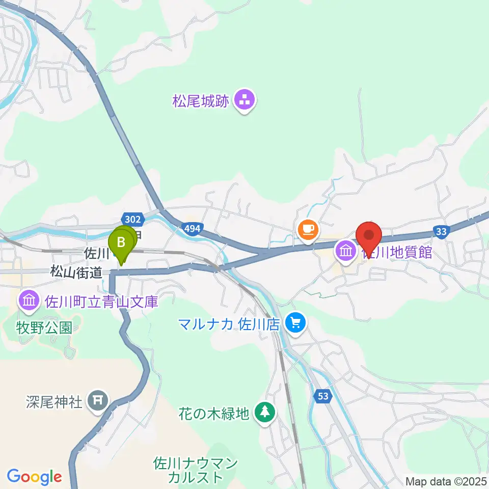 佐川町立桜座周辺のホテル一覧地図