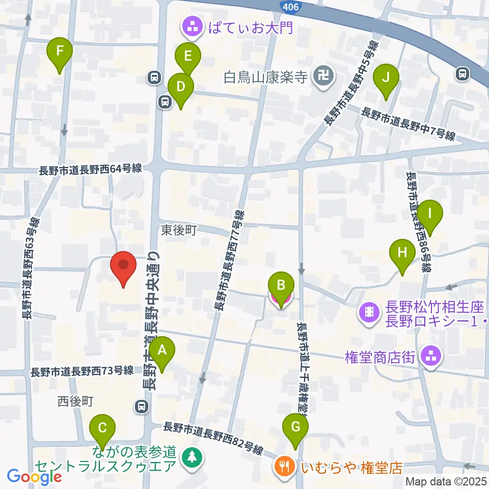 北野文芸座周辺のホテル一覧地図