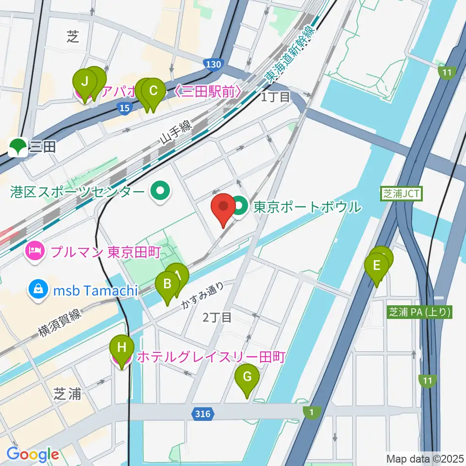 ファツィオリ・ショールーム周辺のホテル一覧地図