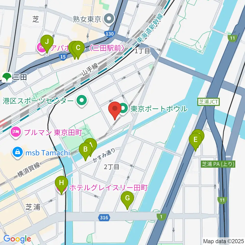 ファツィオリ・ショールーム周辺のホテル一覧地図