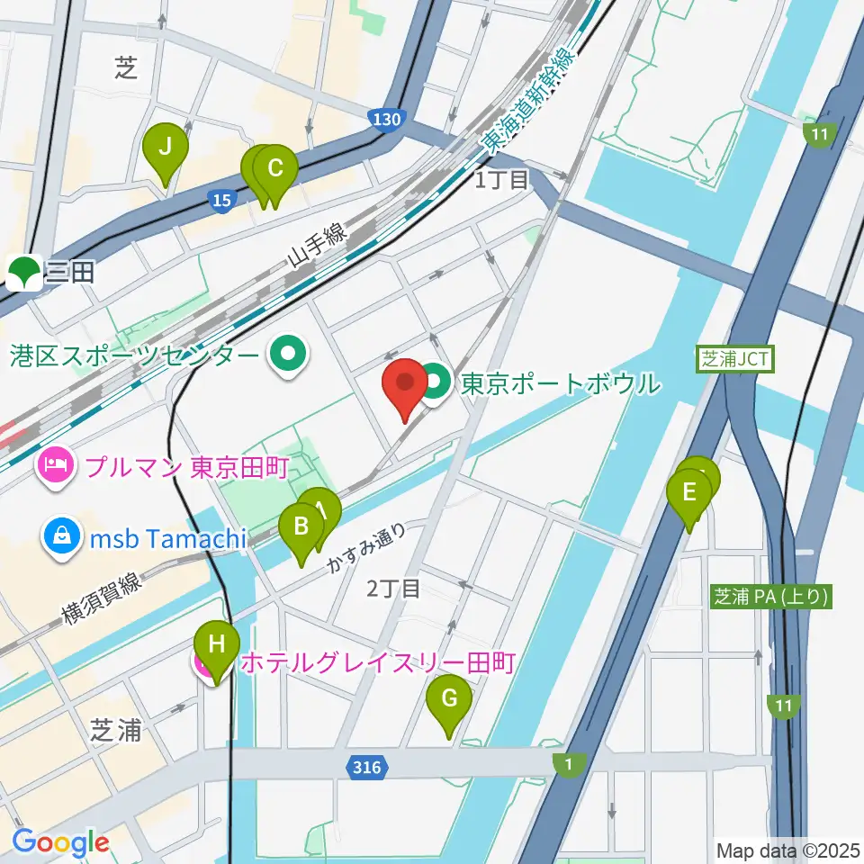 ファツィオリ・ショールーム周辺のホテル一覧地図