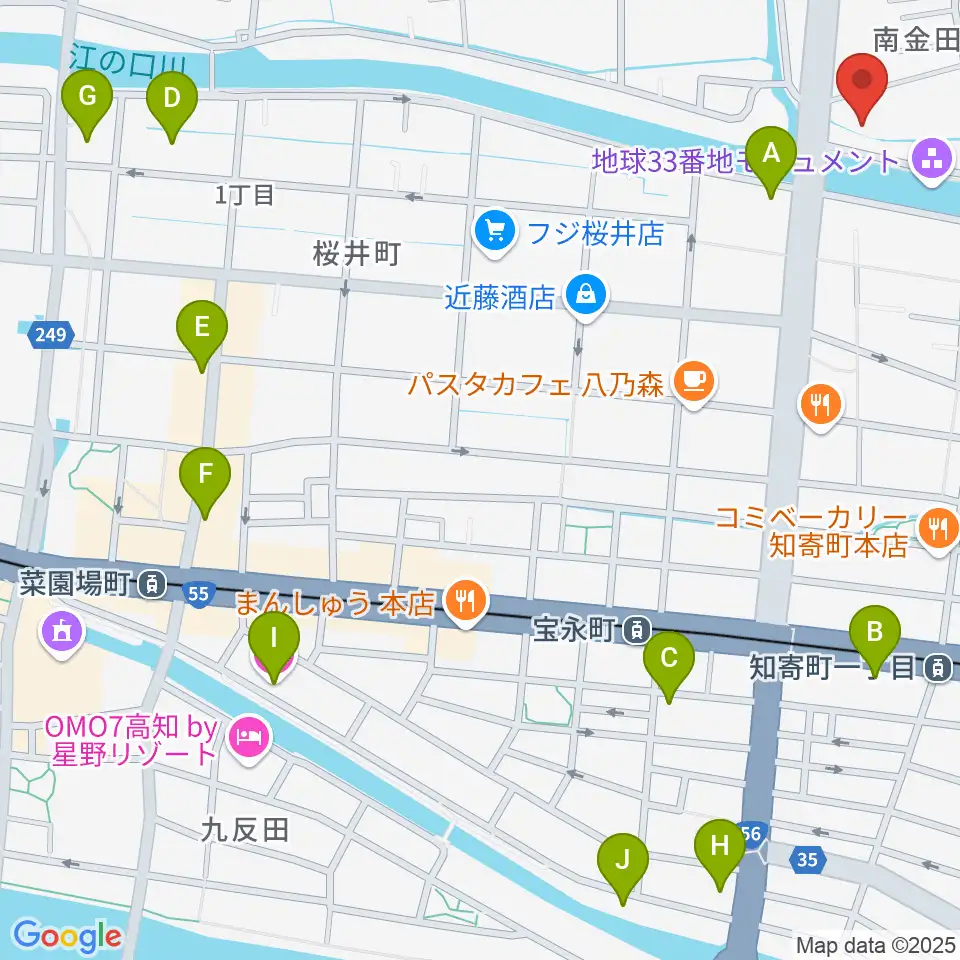 蛸蔵 TACOGURA周辺のホテル一覧地図