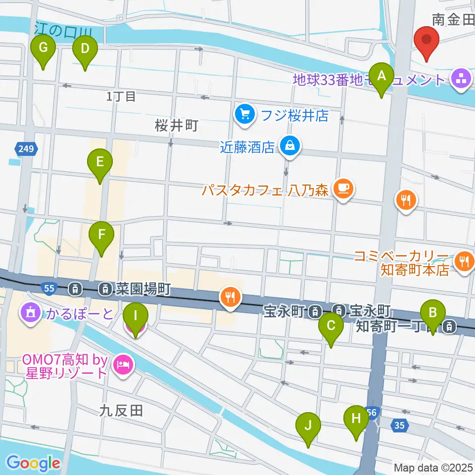 蛸蔵 TACOGURA周辺のホテル一覧地図