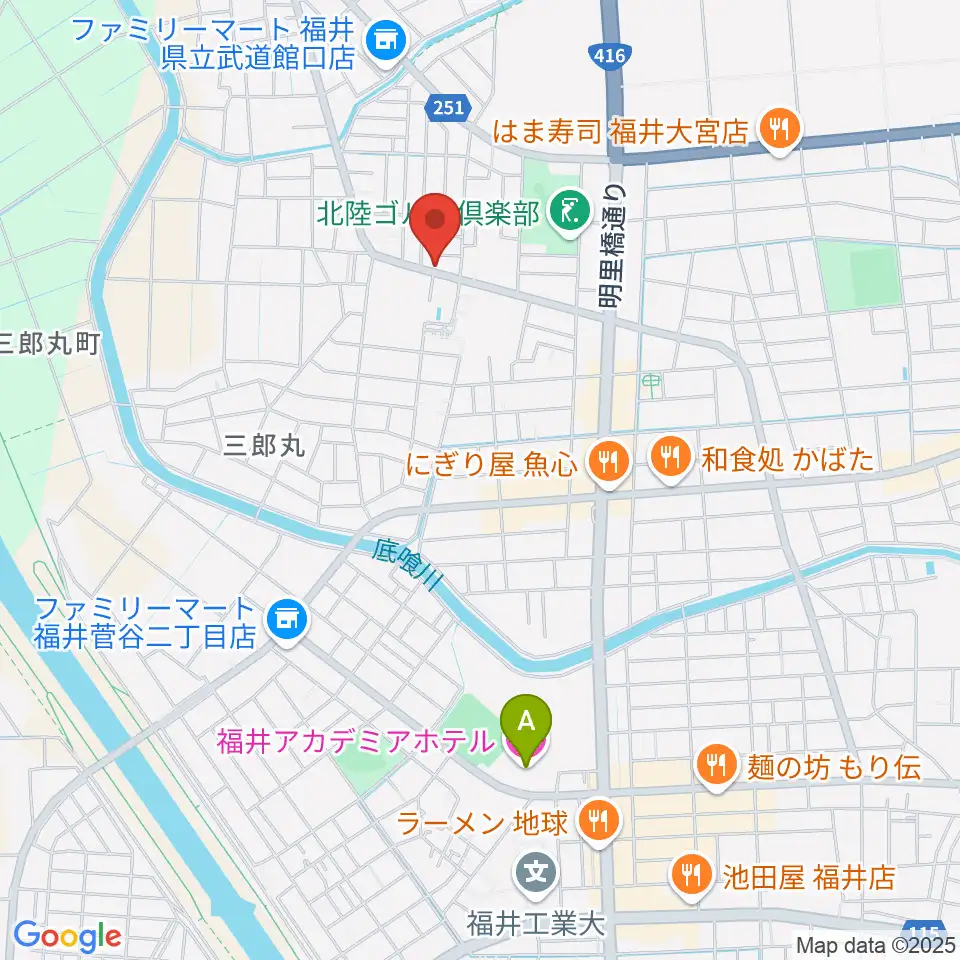 西川音楽教室周辺のホテル一覧地図