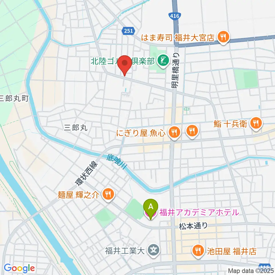 西川音楽教室周辺のホテル一覧地図