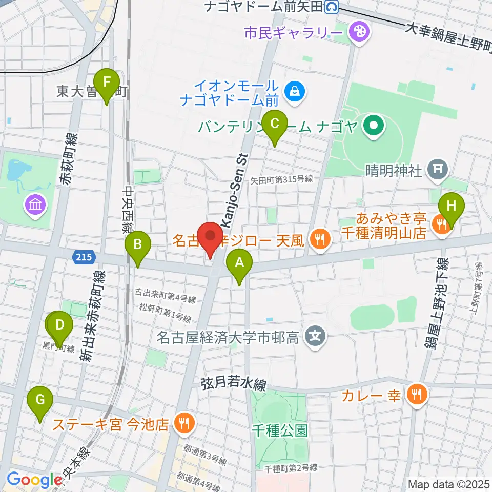 WALTER'S JUKE周辺のホテル一覧地図