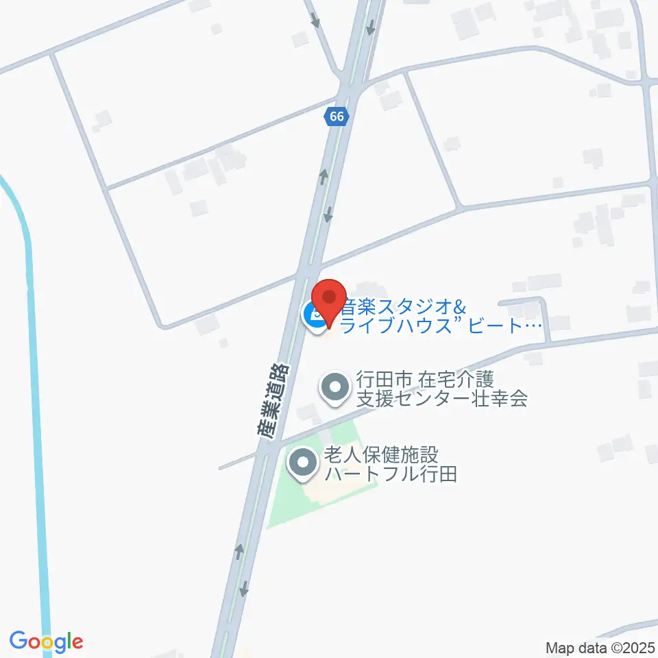 ビートハウス1193周辺のホテル一覧地図