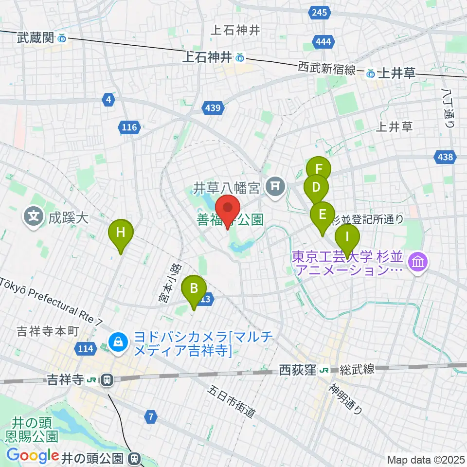 葉月ホールハウス周辺のホテル一覧地図