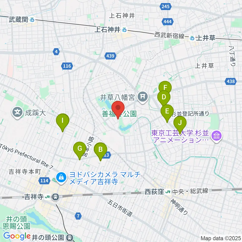 葉月ホールハウス周辺のホテル一覧地図