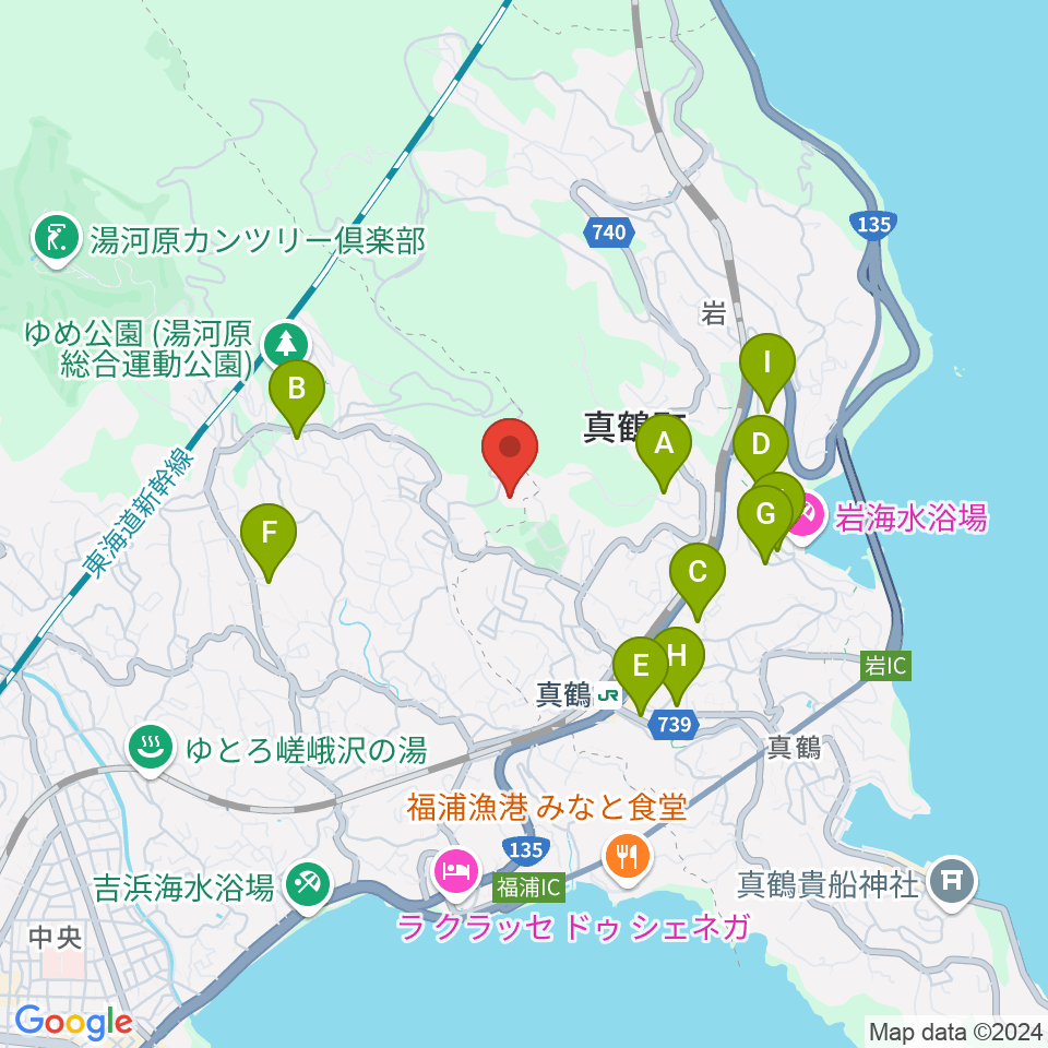 檜チャリティコンサートホール周辺のホテル一覧地図