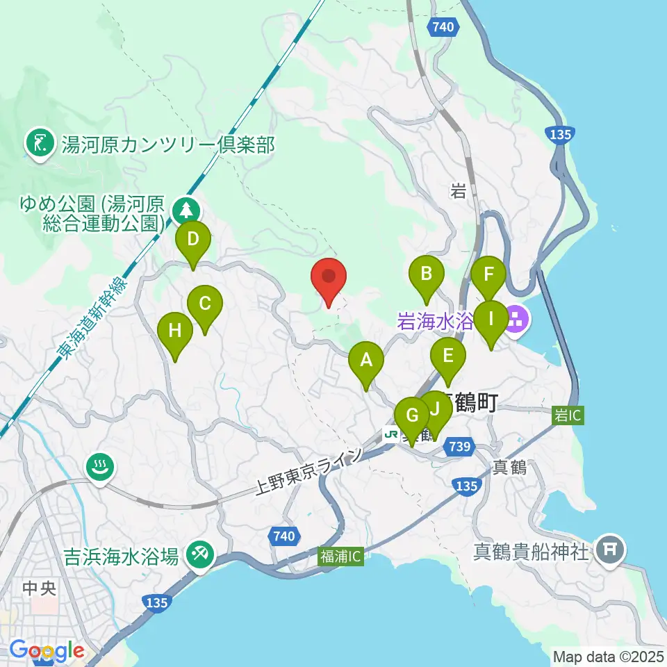 檜チャリティコンサートホール周辺のホテル一覧地図