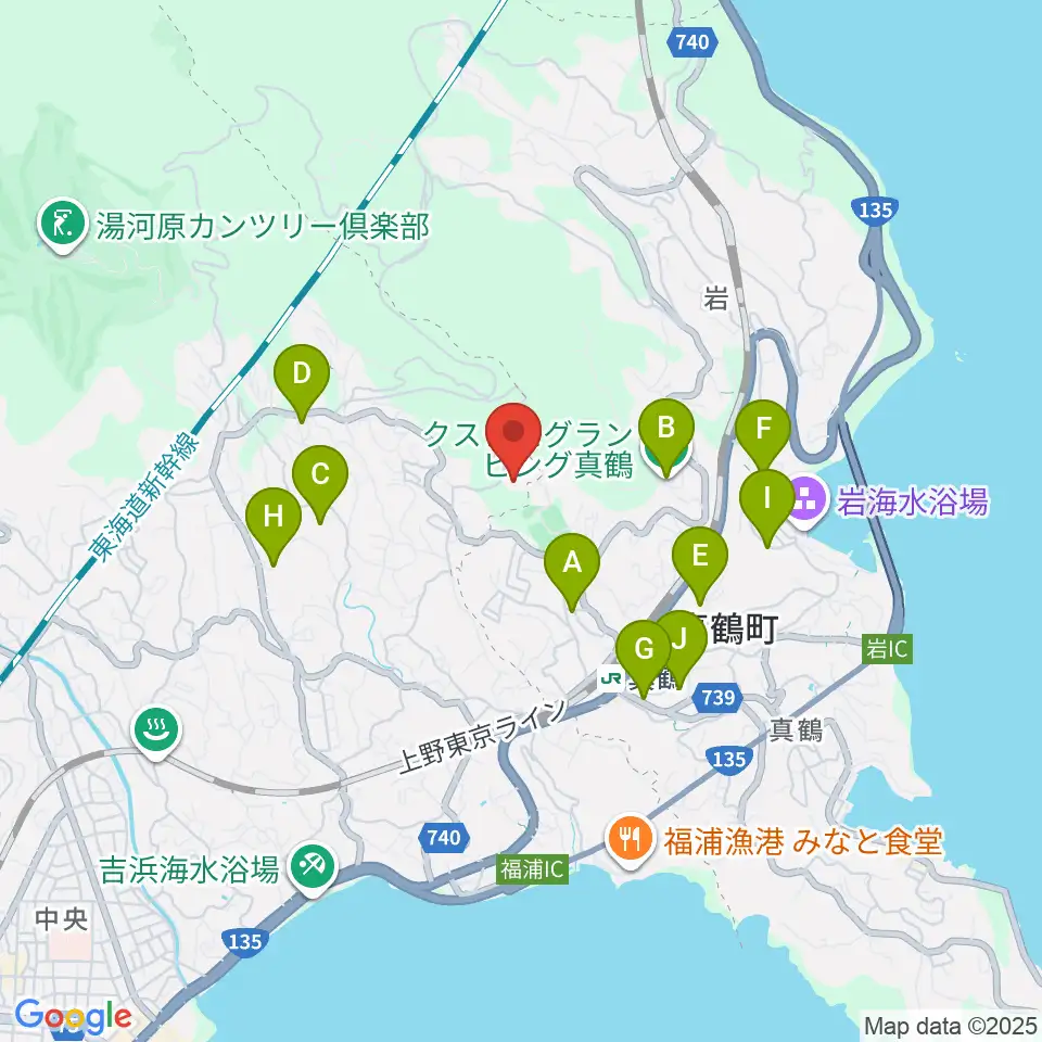 檜チャリティコンサートホール周辺のホテル一覧地図