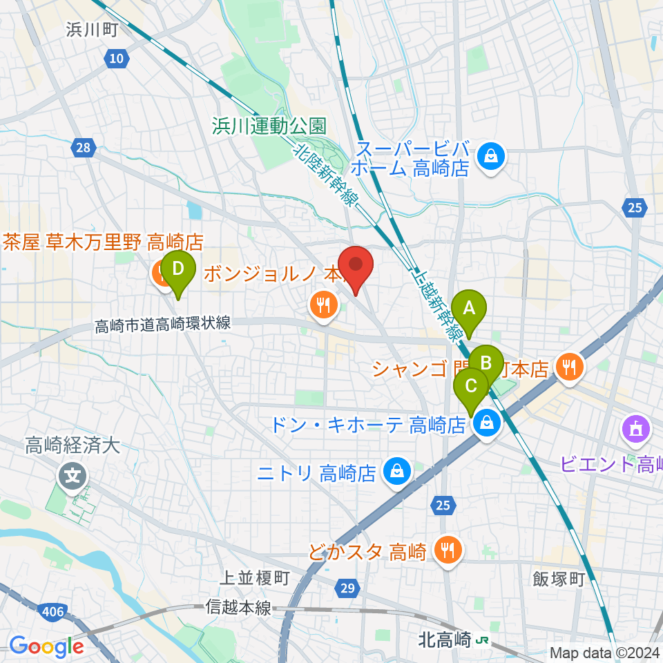 アトリエミストラル周辺のホテル一覧地図