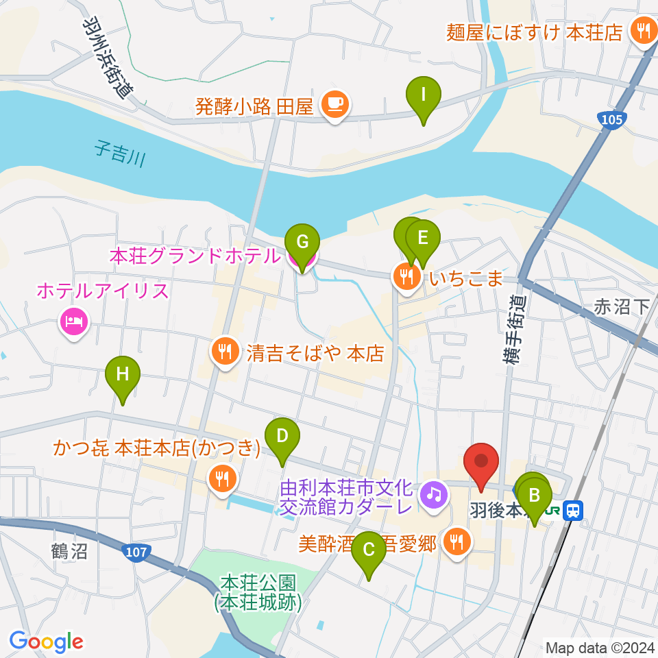 スタジオジプシーワゴン周辺のホテル一覧地図