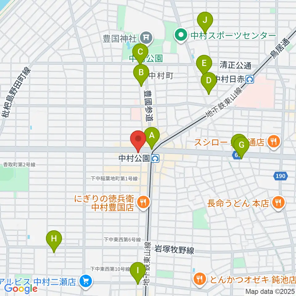スタジオ・フィオリーレ周辺のホテル一覧地図