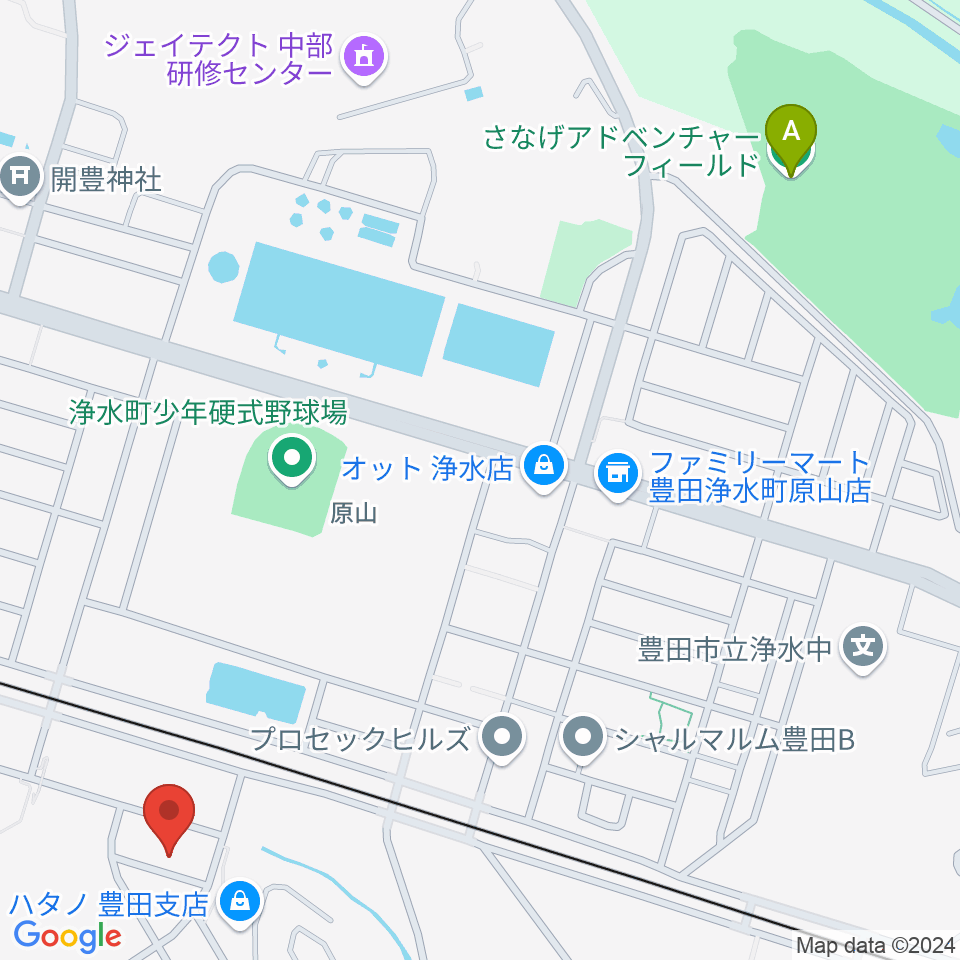 ピアチェーレ周辺のホテル一覧地図