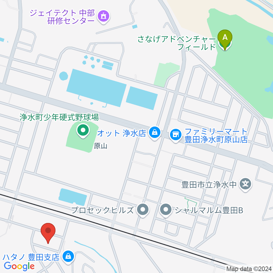 ピアチェーレ周辺のホテル一覧地図