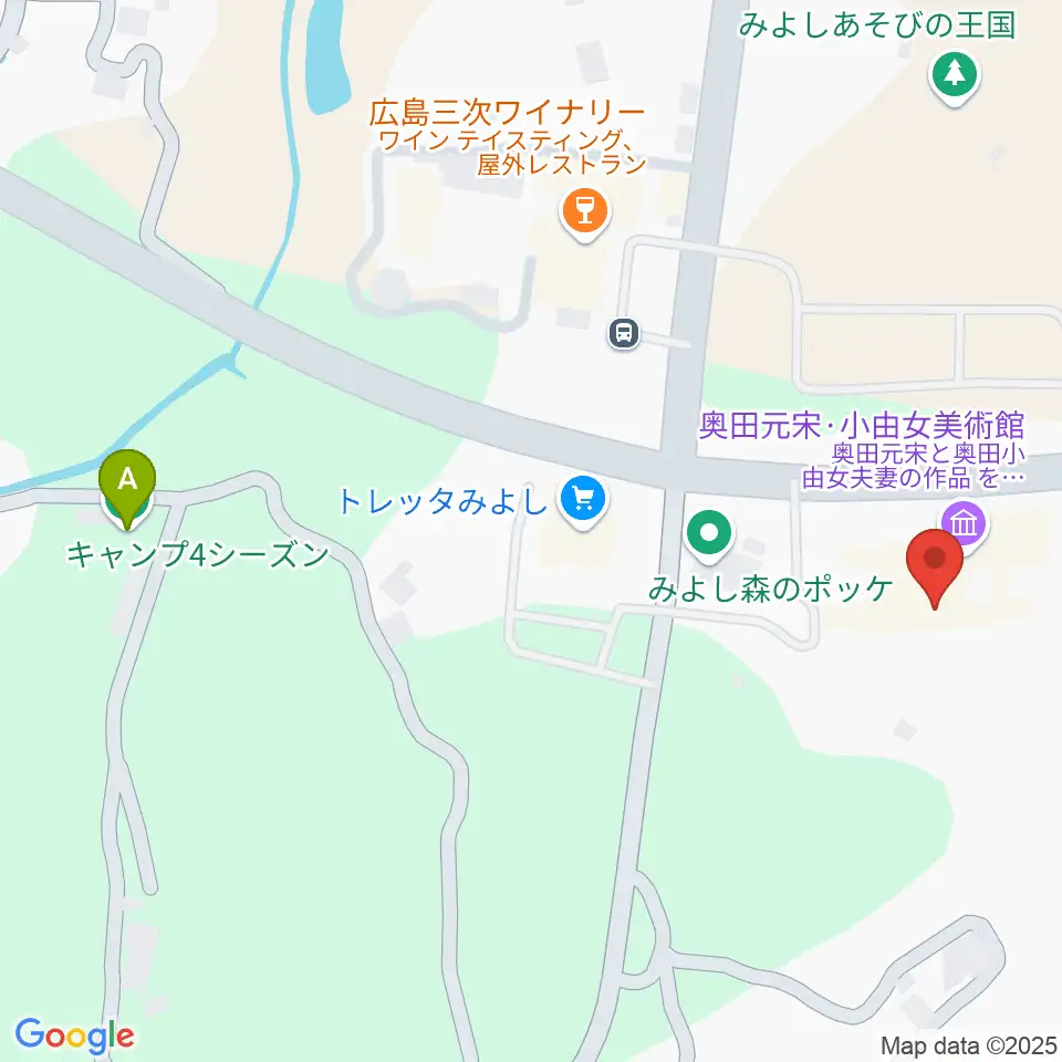 奥田元宋・小田女美術館周辺のホテル一覧地図