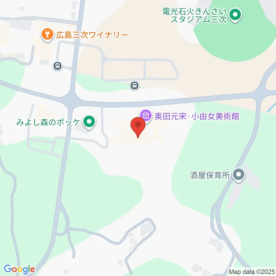 奥田元宋・小田女美術館周辺のホテル一覧地図