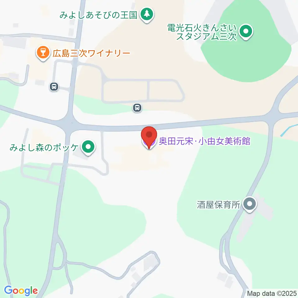 奥田元宋・小田女美術館周辺のホテル一覧地図