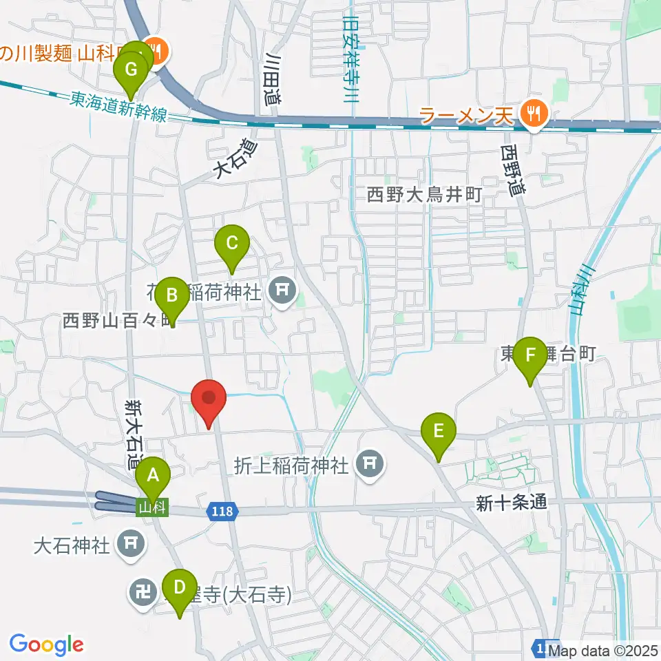 森田ピアノ工房周辺のホテル一覧地図