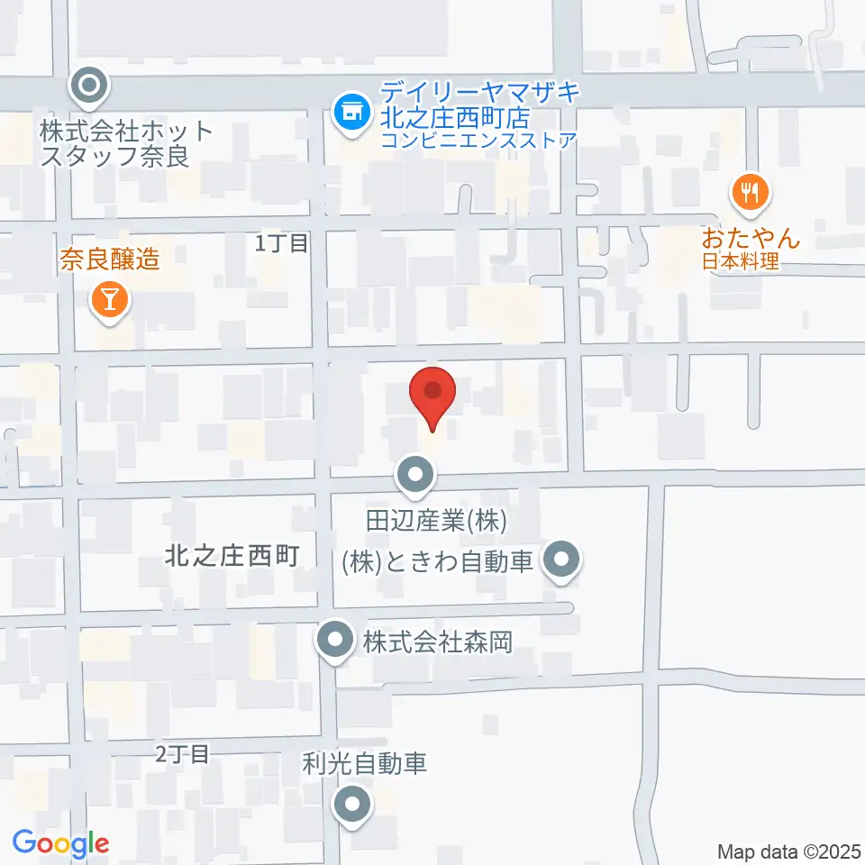 ジュエル奈良店周辺のホテル一覧地図