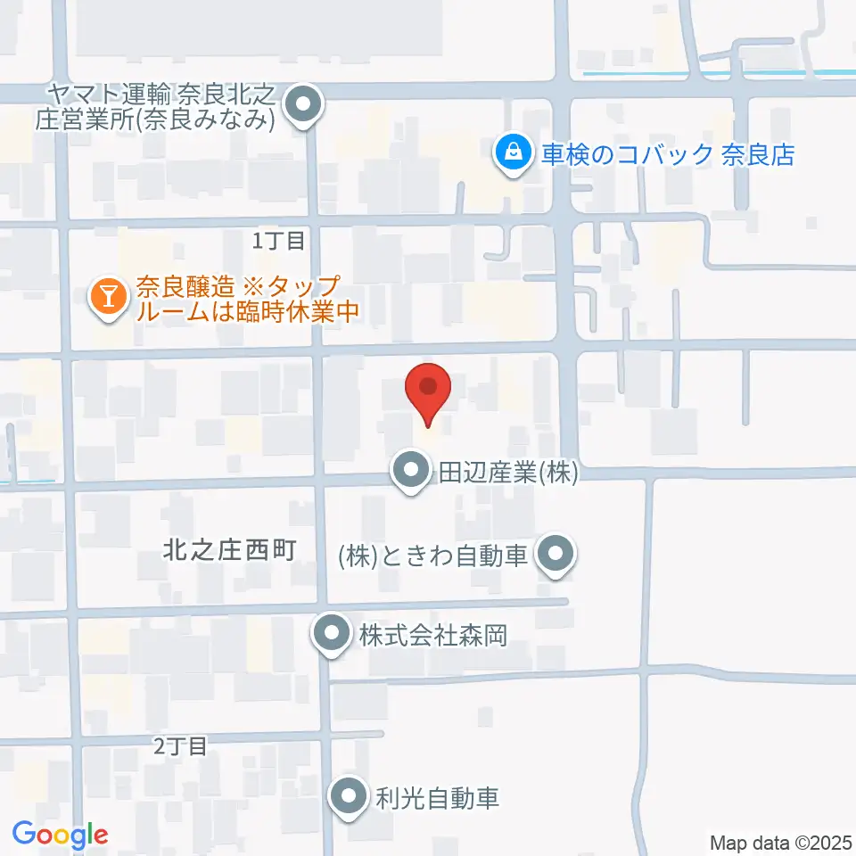 ジュエル奈良店周辺のホテル一覧地図