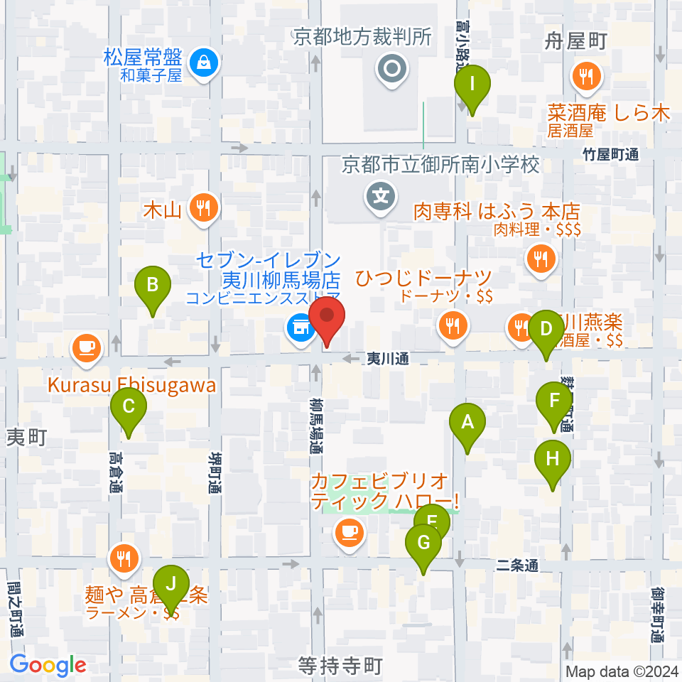 カフェ・モンタージュ周辺のホテル一覧地図