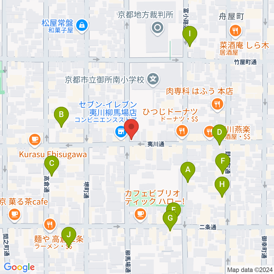 カフェ・モンタージュ周辺のホテル一覧地図