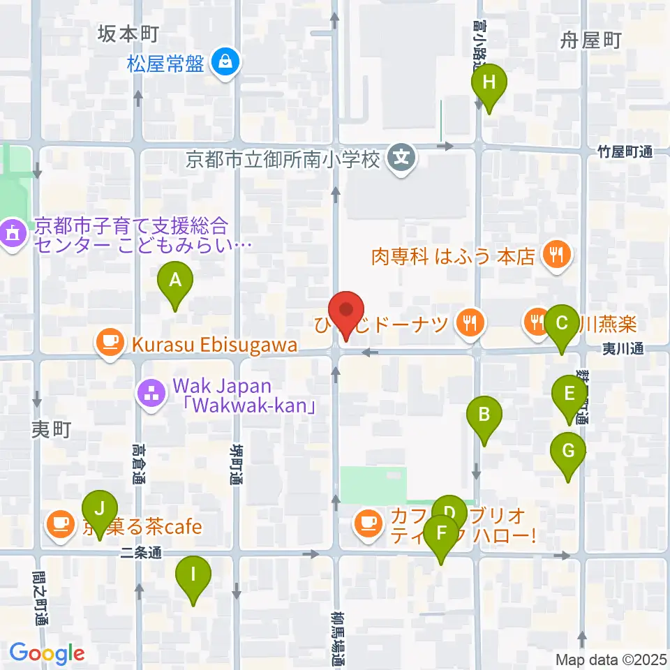 カフェ・モンタージュ周辺のホテル一覧地図
