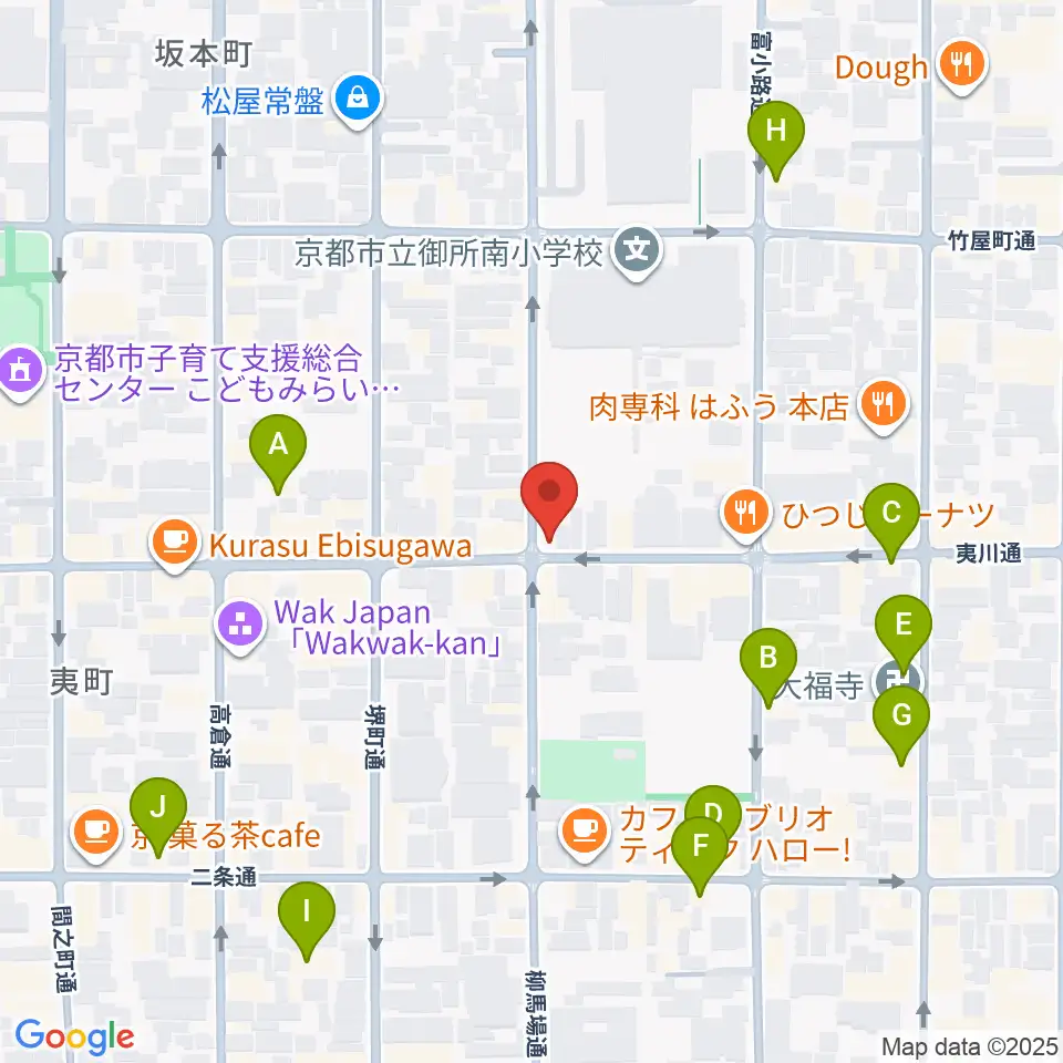 カフェ・モンタージュ周辺のホテル一覧地図