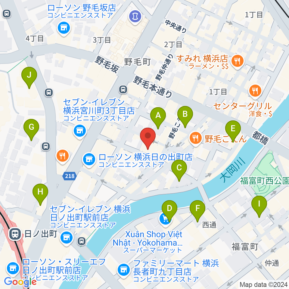 Jazz Spot DOLPHY周辺のホテル一覧地図