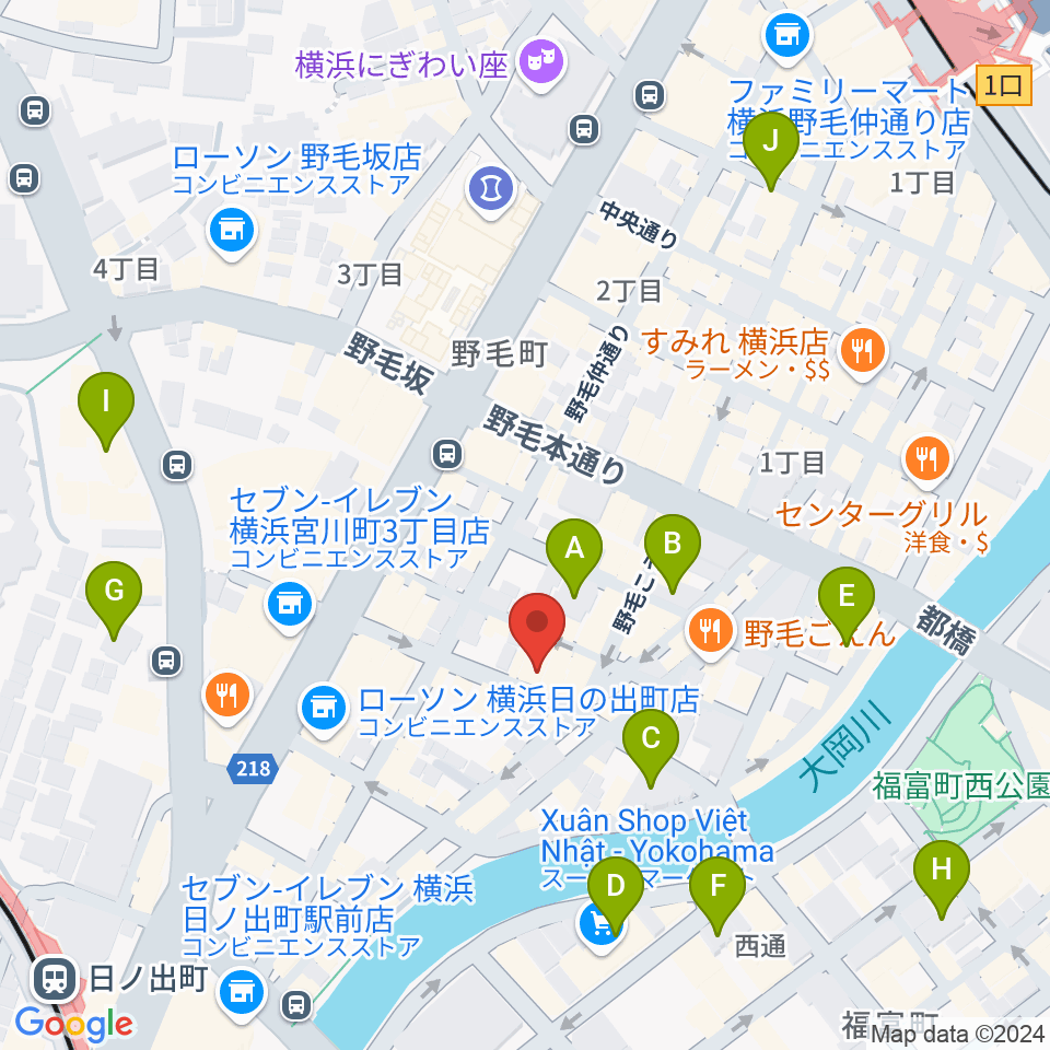 Jazz Spot DOLPHY周辺のホテル一覧地図