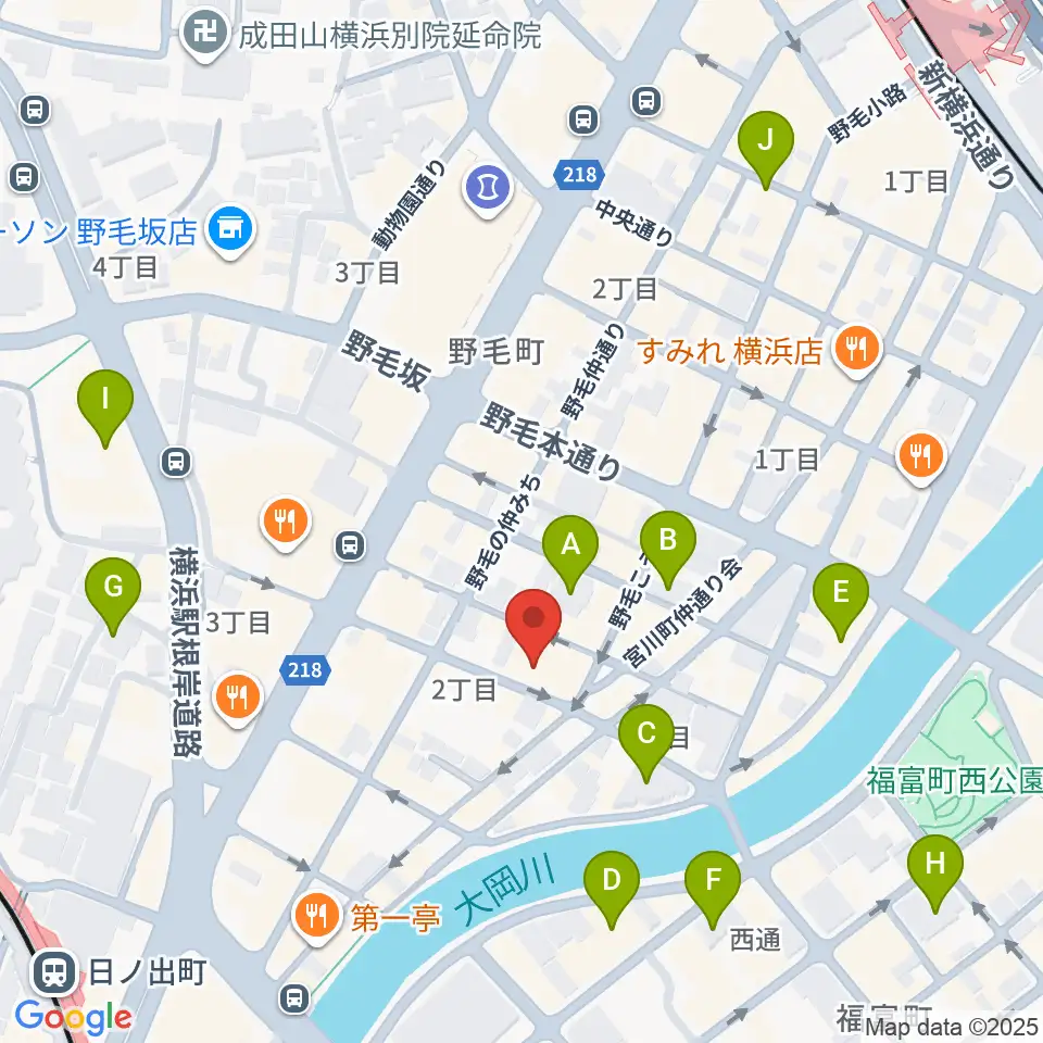 Jazz Spot DOLPHY周辺のホテル一覧地図