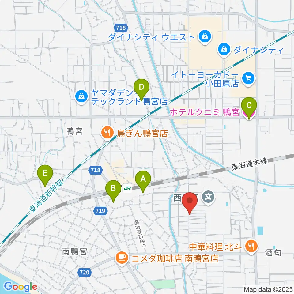 小田原姿麗人周辺のホテル一覧地図