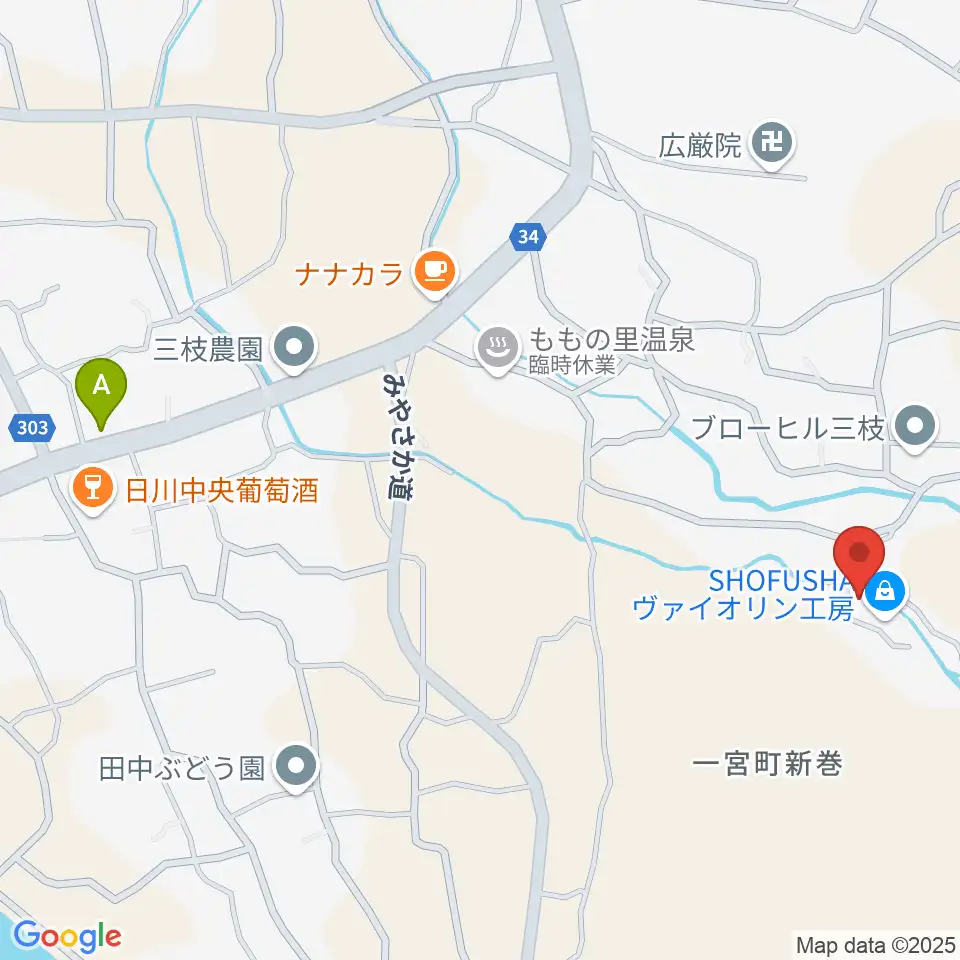 樅楓舎バイオリン工房周辺のホテル一覧地図