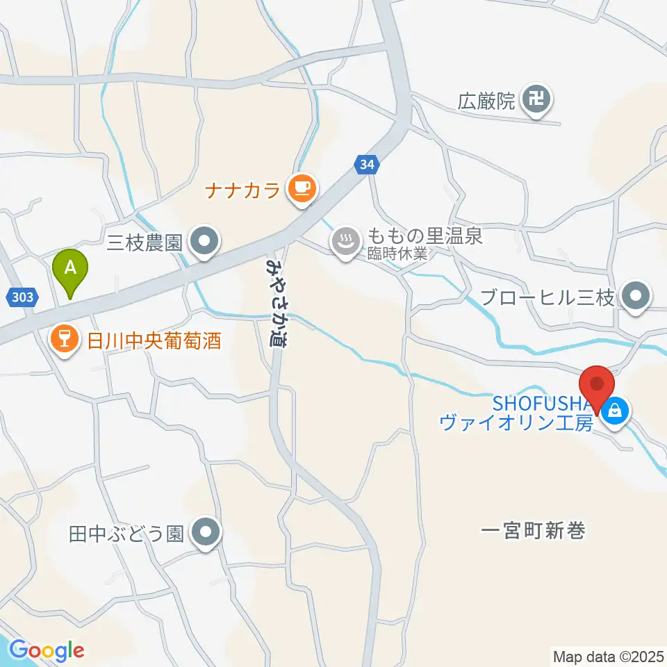 樅楓舎バイオリン工房周辺のホテル一覧地図