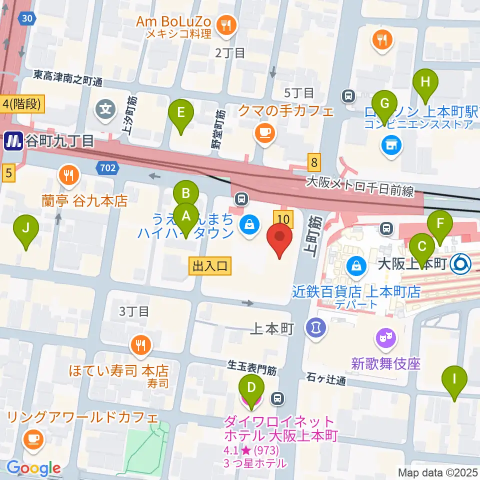 ウインド・スタイ周辺のホテル一覧地図